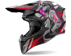 ΚΡΑΝΟΣ ΜΗΧΑΝΗΣ AIROH - Wraaap 22.06 Cyber mat red ΚΡΑΝΟΣ ΜΗΧΑΝΗΣ AIROH - Wraaap 22.06 Cyber mat red