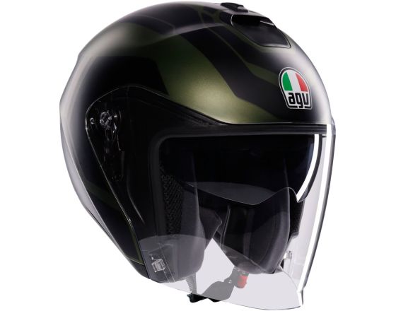 ΚΡΑΝΟΣ ΜΗΧΑΝΗΣ AGV - Irides 22.06 Sakai mat green/black ΚΡΑΝΟΣ ΜΗΧΑΝΗΣ AGV - Irides 22.06 Sakai mat green/black