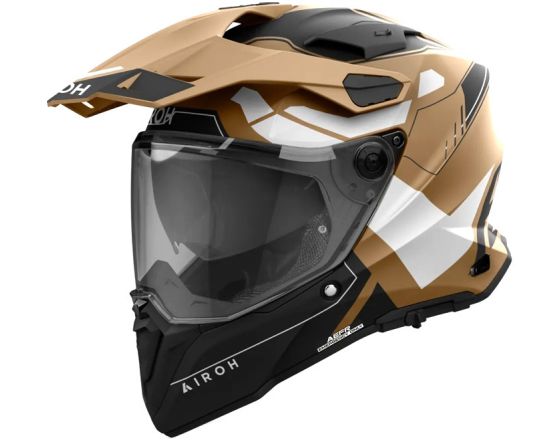 ΚΡΑΝΟΣ ΜΗΧΑΝΗΣ AIROH - Commander 2 E2206 Reveal mat sand ΚΡΑΝΟΣ ΜΗΧΑΝΗΣ AIROH - Commander 2 E2206 Reveal mat sand