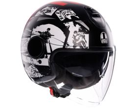 ΚΡΑΝΟΣ ΜΗΧΑΝΗΣ AGV - Eteres 22.06 History mat black/white/red