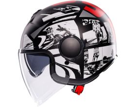 ΚΡΑΝΟΣ ΜΗΧΑΝΗΣ AGV - Eteres 22.06 History mat black/white/red - 