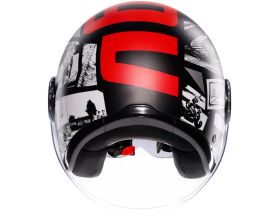 ΚΡΑΝΟΣ ΜΗΧΑΝΗΣ AGV - Eteres 22.06 History mat black/white/red - 