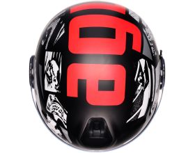 ΚΡΑΝΟΣ ΜΗΧΑΝΗΣ AGV - Eteres 22.06 History mat black/white/red - 