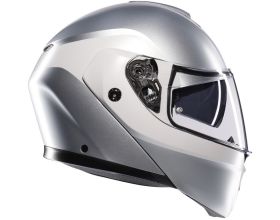 ΚΡΑΝΟΣ ΜΗΧΑΝΗΣ AGV - Streetmodular E2206 Levico Mat Double light grey -  ΚΡΑΝΟΣ ΜΗΧΑΝΗΣ AGV - Streetmodular E2206 Levico Mat Double light grey -