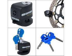 ΛΟΥΚΕΤΟ ΔΙΣΚΟΦΡΕΝΟΥ OXFORD - Micro XA5 Alarm black LK214 με συναγερμό  - 