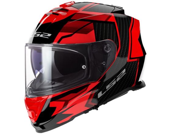 ΚΡΑΝΟΣ ΜΗΧΑΝΗΣ LS2 - FF800 Storm II 22.06 Tracker black/red ΚΡΑΝΟΣ ΜΗΧΑΝΗΣ LS2 - FF800 Storm II 22.06 Tracker black/red