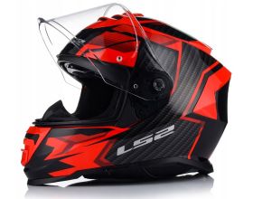 ΚΡΑΝΟΣ ΜΗΧΑΝΗΣ LS2 - FF800 Storm II 22.06 Tracker black/red -  ΚΡΑΝΟΣ ΜΗΧΑΝΗΣ LS2 - FF800 Storm II 22.06 Tracker black/red -
