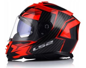 ΚΡΑΝΟΣ ΜΗΧΑΝΗΣ LS2 - FF800 Storm II 22.06 Tracker black/red -  ΚΡΑΝΟΣ ΜΗΧΑΝΗΣ LS2 - FF800 Storm II 22.06 Tracker black/red -