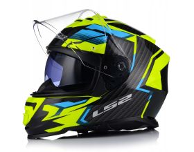 ΚΡΑΝΟΣ ΜΗΧΑΝΗΣ LS2 - FF800 Storm II 22.06 Tracker black/fluo yellow -  ΚΡΑΝΟΣ ΜΗΧΑΝΗΣ LS2 - FF800 Storm II 22.06 Tracker black/fluo yellow -