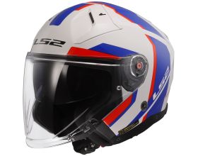 ΚΡΑΝΟΣ ΜΗΧΑΝΗΣ LS2 - Infinity II OF603 Focus white/blue/red ΚΡΑΝΟΣ ΜΗΧΑΝΗΣ LS2 - Infinity II OF603 Focus white/blue/red