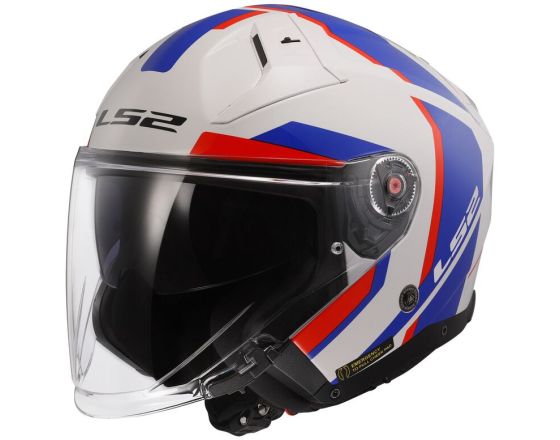 ΚΡΑΝΟΣ ΜΗΧΑΝΗΣ LS2 - Infinity II OF603 Focus white/blue/red