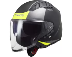 ΚΡΑΝΟΣ ΜΗΧΑΝΗΣ LS2 - Copter II OF600 22.06 Urbane mat black/yellow