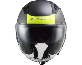 ΚΡΑΝΟΣ ΜΗΧΑΝΗΣ LS2 - Copter II OF600 22.06 Urbane mat black/yellow - 