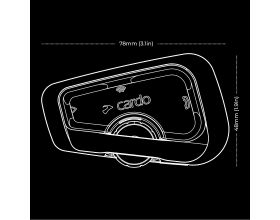 BLUETOOTH CARDO - Freecom 2X Sound JBL® Duo (διπλή) - 