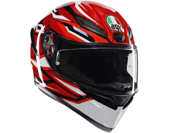 ΚΡΑΝΟΣ ΜΗΧΑΝΗΣ AGV - K1 S E2206 Lion black/red/white ΚΡΑΝΟΣ ΜΗΧΑΝΗΣ AGV - K1 S E2206 Lion black/red/white