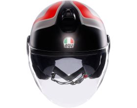 ΚΡΑΝΟΣ ΜΗΧΑΝΗΣ AGV - Eteres 22.06 Scaglieri mat grey/red -  ΚΡΑΝΟΣ ΜΗΧΑΝΗΣ AGV - Eteres 22.06 Scaglieri mat grey/red -