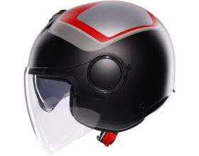 ΚΡΑΝΟΣ ΜΗΧΑΝΗΣ AGV - Eteres 22.06 Scaglieri mat grey/red -  ΚΡΑΝΟΣ ΜΗΧΑΝΗΣ AGV - Eteres 22.06 Scaglieri mat grey/red -