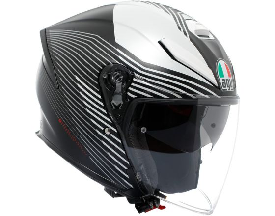ΚΡΑΝΟΣ ΜΗΧΑΝΗΣ AGV - K5 Jet Evo 22.06 Control mat black/white ΚΡΑΝΟΣ ΜΗΧΑΝΗΣ AGV - K5 Jet Evo 22.06 Control mat black/white
