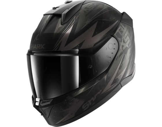 ΚΡΑΝΟΣ ΜΗΧΑΝΗΣ SHARK - D-Skwal 3 Blast-R mat black/grey ΚΡΑΝΟΣ ΜΗΧΑΝΗΣ SHARK - D-Skwal 3 Blast-R mat black/grey