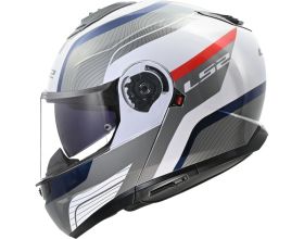 ΚΡΑΝΟΣ ΜΗΧΑΝΗΣ LS2 - FF908 Strobe 2 Monza white/blue/red ΚΡΑΝΟΣ ΜΗΧΑΝΗΣ LS2 - FF908 Strobe 2 Monza white/blue/red