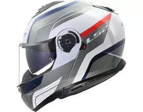 ΚΡΑΝΟΣ ΜΗΧΑΝΗΣ LS2 - FF908 Strobe 2 Monza white/blue/red