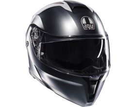 ΚΡΑΝΟΣ ΜΗΧΑΝΗΣ AGV - Streetmodular E2206 Resia mat grey/silver/red ΚΡΑΝΟΣ ΜΗΧΑΝΗΣ AGV - Streetmodular E2206 Resia mat grey/silver/red