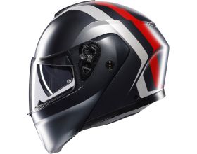 ΚΡΑΝΟΣ ΜΗΧΑΝΗΣ AGV - Streetmodular E2206 Resia mat grey/silver/red -  ΚΡΑΝΟΣ ΜΗΧΑΝΗΣ AGV - Streetmodular E2206 Resia mat grey/silver/red -