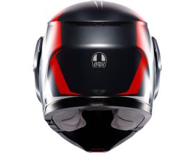 ΚΡΑΝΟΣ ΜΗΧΑΝΗΣ AGV - Streetmodular E2206 Resia mat grey/silver/red -  ΚΡΑΝΟΣ ΜΗΧΑΝΗΣ AGV - Streetmodular E2206 Resia mat grey/silver/red -