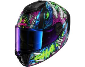 ΚΡΑΝΟΣ ΜΗΧΑΝΗΣ SHARK - Spartan RS Shaytan black/green/violet ΚΡΑΝΟΣ ΜΗΧΑΝΗΣ SHARK - Spartan RS Shaytan black/green/violet