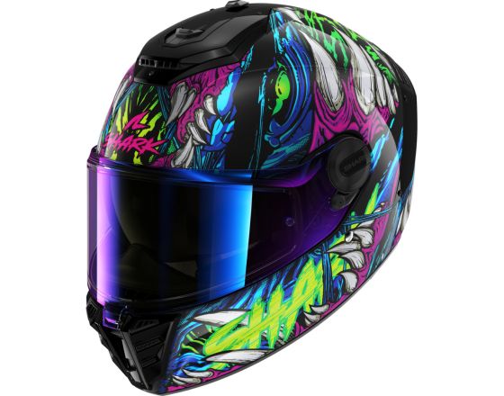ΚΡΑΝΟΣ ΜΗΧΑΝΗΣ SHARK - Spartan RS Shaytan black/green/violet