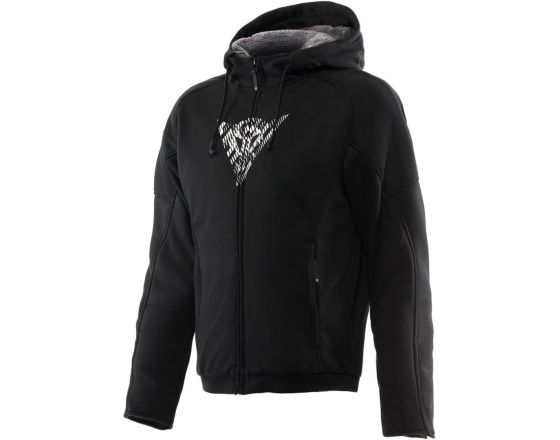 ΜΠΟΥΦΑΝ ΜΗΧΑΝΗΣ DAINESE - Bovisa Safety Hoodie Full Zip black/white ΜΠΟΥΦΑΝ ΜΗΧΑΝΗΣ DAINESE - Bovisa Safety Hoodie Full Zip black/white