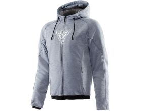 ΜΠΟΥΦΑΝ ΜΗΧΑΝΗΣ DAINESE - Bovisa Safety Hoodie Full Zip grey-melange/black ΜΠΟΥΦΑΝ ΜΗΧΑΝΗΣ DAINESE - Bovisa Safety Hoodie Full Zip grey-melange/black