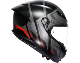 ΚΡΑΝΟΣ ΜΗΧΑΝΗΣ AGV - K6 S E22.06 Karve mat black/grey/red -  ΚΡΑΝΟΣ ΜΗΧΑΝΗΣ AGV - K6 S E22.06 Karve mat black/grey/red -