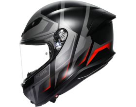 ΚΡΑΝΟΣ ΜΗΧΑΝΗΣ AGV - K6 S E22.06 Karve mat black/grey/red -  ΚΡΑΝΟΣ ΜΗΧΑΝΗΣ AGV - K6 S E22.06 Karve mat black/grey/red -