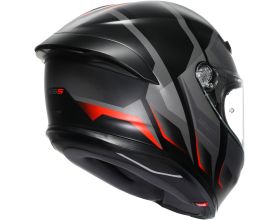ΚΡΑΝΟΣ ΜΗΧΑΝΗΣ AGV - K6 S E22.06 Karve mat black/grey/red -  ΚΡΑΝΟΣ ΜΗΧΑΝΗΣ AGV - K6 S E22.06 Karve mat black/grey/red -