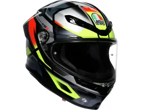 ΚΡΑΝΟΣ ΜΗΧΑΝΗΣ AGV - K6 S E22.06 Erazer black/red/fluo yellow