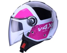 ΚΡΑΝΟΣ ΜΗΧΑΝΗΣ CABERG - Riviera V4X Alpha white/fuchsia -  ΚΡΑΝΟΣ ΜΗΧΑΝΗΣ CABERG - Riviera V4X Alpha white/fuchsia -
