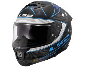 ΚΡΑΝΟΣ ΜΗΧΑΝΗΣ LS2 - FF808 Stream II Galdam mat black/blue ΚΡΑΝΟΣ ΜΗΧΑΝΗΣ LS2 - FF808 Stream II Galdam mat black/blue