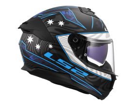 ΚΡΑΝΟΣ ΜΗΧΑΝΗΣ LS2 - FF808 Stream II Galdam mat black/blue -  ΚΡΑΝΟΣ ΜΗΧΑΝΗΣ LS2 - FF808 Stream II Galdam mat black/blue -
