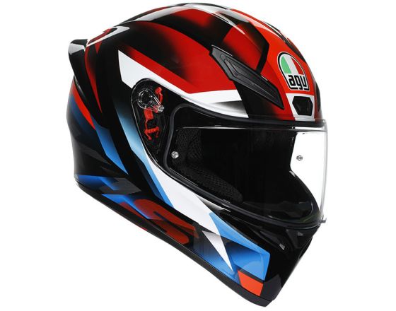 ΚΡΑΝΟΣ ΜΗΧΑΝΗΣ AGV - K1 S E2206 Fastlap black/red/blue ΚΡΑΝΟΣ ΜΗΧΑΝΗΣ AGV - K1 S E2206 Fastlap black/red/blue