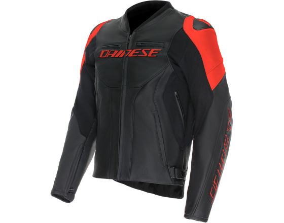 ΜΠΟΥΦΑΝ ΜΗΧΑΝΗΣ DAINESE - Racing 5 Leather black/black/red-fluo ΜΠΟΥΦΑΝ ΜΗΧΑΝΗΣ DAINESE - Racing 5 Leather black/black/red-fluo