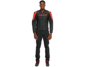 ΜΠΟΥΦΑΝ ΜΗΧΑΝΗΣ DAINESE - Racing 5 Leather black/black/red-fluo -  ΜΠΟΥΦΑΝ ΜΗΧΑΝΗΣ DAINESE - Racing 5 Leather black/black/red-fluo -