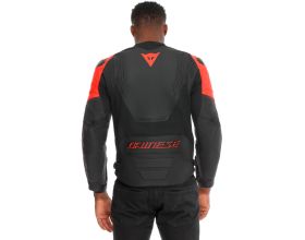 ΜΠΟΥΦΑΝ ΜΗΧΑΝΗΣ DAINESE - Racing 5 Leather black/black/red-fluo -  ΜΠΟΥΦΑΝ ΜΗΧΑΝΗΣ DAINESE - Racing 5 Leather black/black/red-fluo -