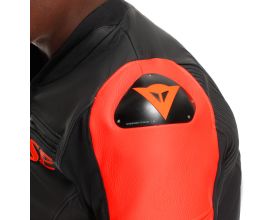 ΜΠΟΥΦΑΝ ΜΗΧΑΝΗΣ DAINESE - Racing 5 Leather black/black/red-fluo -  ΜΠΟΥΦΑΝ ΜΗΧΑΝΗΣ DAINESE - Racing 5 Leather black/black/red-fluo -