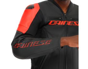 ΜΠΟΥΦΑΝ ΜΗΧΑΝΗΣ DAINESE - Racing 5 Leather black/black/red-fluo -  ΜΠΟΥΦΑΝ ΜΗΧΑΝΗΣ DAINESE - Racing 5 Leather black/black/red-fluo -