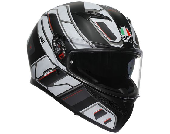 ΚΡΑΝΟΣ ΜΗΧΑΝΗΣ AGV - K3 E2206 MPLK Rivia mat black/white