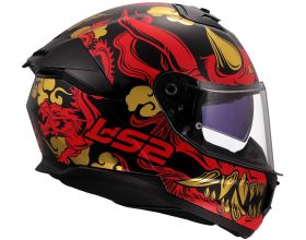 ΚΡΑΝΟΣ ΜΗΧΑΝΗΣ LS2 - FF808 Stream II Drako black/red -  ΚΡΑΝΟΣ ΜΗΧΑΝΗΣ LS2 - FF808 Stream II Drako black/red -
