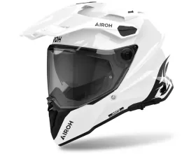 ΚΡΑΝΟΣ ΜΗΧΑΝΗΣ AIROH - Commander 2 E2206 white gloss ΚΡΑΝΟΣ ΜΗΧΑΝΗΣ AIROH - Commander 2 E2206 white gloss