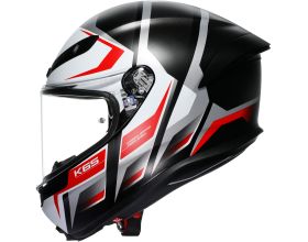 ΚΡΑΝΟΣ ΜΗΧΑΝΗΣ AGV - K6 S E22.06 Karve mat black/white/red -  ΚΡΑΝΟΣ ΜΗΧΑΝΗΣ AGV - K6 S E22.06 Karve mat black/white/red -