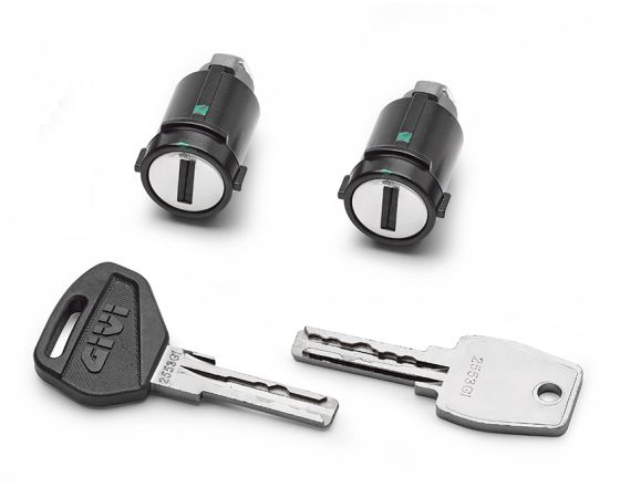 GIVI SLR102 διπλός αφαλός και κλειδιά ασφαλείας για Trekker Outback Evo Smart 